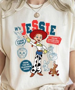 Disney Pixar Toy Story Jessie Cowgirls Portrait Retro Shirt