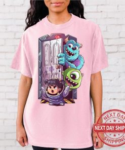 Retro Disney Monsters Inc Characters Group Shirt