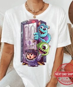 Retro Disney Monsters Inc Characters Group Shirt