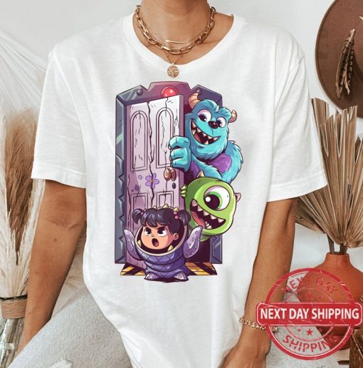 Retro Disney Monsters Inc Characters Group Shirt