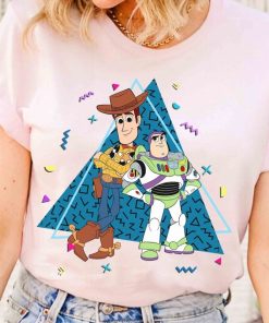 Retro 90s Toy Story Buzz Lightyear and Woody BFF T-shirt