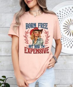 Born free but now I'm expensive Shirt, Retro 4th of july Shirt