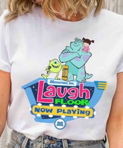 Disney Pixar Monsters Inc The Laugh Floor Comedy Club T-shirt