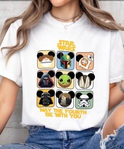 Vintage Star Wars Characters May The 4th Be With You Shirt