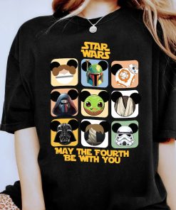 Vintage Star Wars Characters May The 4th Be With You Shirt