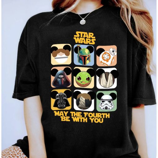 Vintage Star Wars Characters May The 4th Be With You Shirt