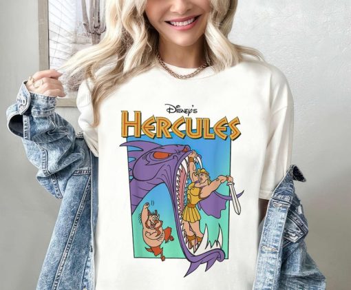 Vintage Disney Hercules Shirt, Hercules And Phil Disney Sweatshirt