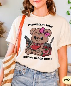 Comfort Colors Strawberry Jams But My Glock Don't Unisex Shirt