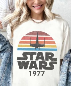 Vintage Disney Star Wars 1977 Shirt, Retro Star Wars Sweatshirt