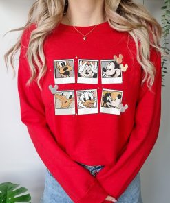 Vintage Disney Mickey Polaroid Shirt, Mickey and Friends Sweatshirt