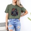 Floral Darth Vader Face Shirt, Star Wars Flowers T-shirt