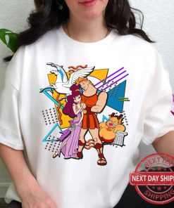 Retro 90S Disney Hercules Characters Shirt, Megara Hades Phil Tshirt