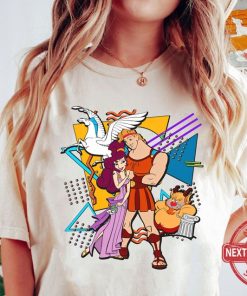 Retro 90S Disney Hercules Characters Shirt, Megara Hades Phil Tshirt