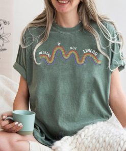 Comfort Colors® Mental Health Shirt, Healing is not linear