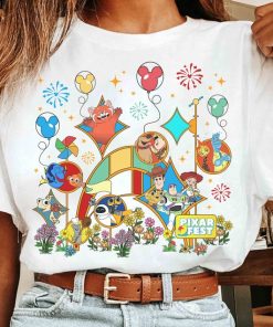 Disney Pixar Fest 2024 T-shirt, Inside Out Group, Monster Inc