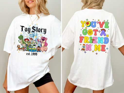 Retro Disney Pixar Toy Story You're Got A Friends In Me Shirt