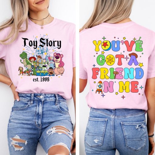 Retro Disney Pixar Toy Story You're Got A Friends In Me Shirt