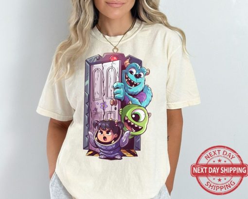 Retro Disney Monsters Inc Characters Group Shirt