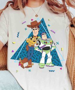 Retro 90s Toy Story Buzz Lightyear and Woody BFF T-shirt