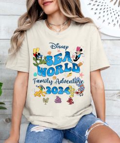 Disney Sea World Family Adventure 2024 Mickey and Friends Shirt