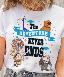 Disney Pixar Up Adventure Never Ends T-shirt