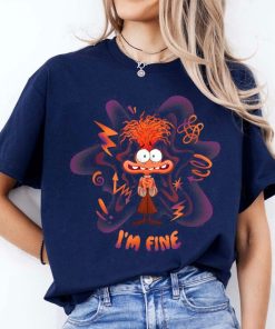 Disney and Pixar’s Inside Out 2 Emotions Anxiety I’m Fine Shirt