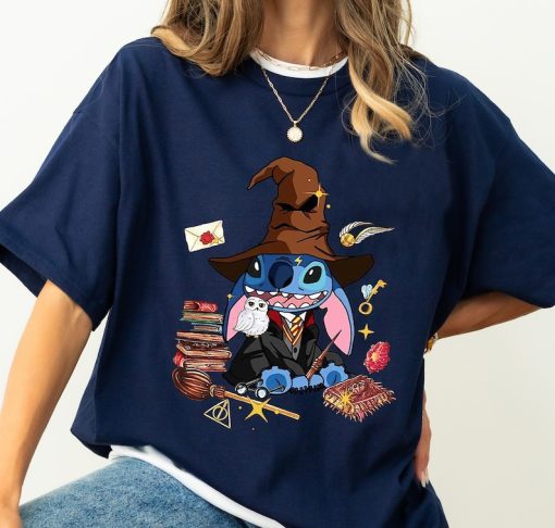 Disney Stitch Witch Shirt, Stitch Wizard Shirt