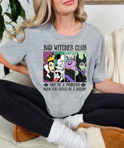 Bad Witches Club Shirt, Halloween Sweatshirt, Villain Squad T-Shirt