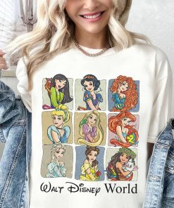 Disney Princess Ariel Snow White Cinderella Shirt