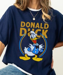 Donald Duck Cute Face Disney Duck Happy Vintage Shirt