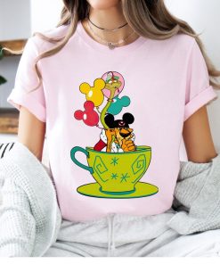 Prince John And Sir Hiss Mickey Balloons Tea Cup Shirt