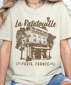 Disney Pixar Ratatouille Paris, France Vintage Restaurant T-Shirt