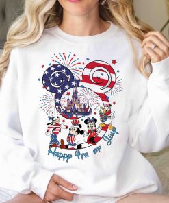 Patriotic Mickey and Friends Shirt, Happy Independence Day 2024 Tee