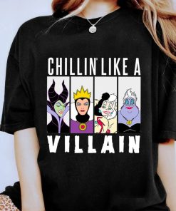 Disney Chillin Like A Villain Gang Ursula Evil Queen Cruella Maleficen