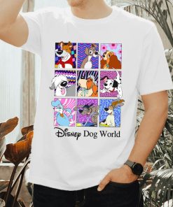 Vintage Disney Dog World Shirt, Dog Breeds Funny Disneyland T-shirt