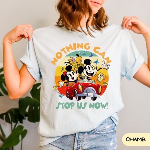 Comfort Colors Disney Mickey & Minnie Runaway Railway Front and Back N