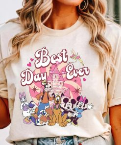 Disney Mickey And Friends Best Day Ever Shirt, Disney Castle T-shirt