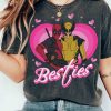 Marvel X-Men Deadpool and Wolverine Bestie Comfort Color T-shirt