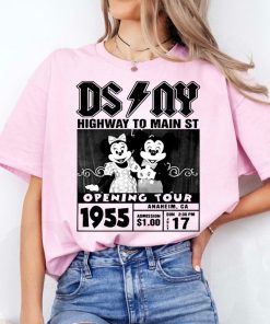 Disney Highway To Main St Shirt, Mickey's World Tour Tee