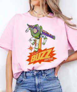 Disney Pixar Toy Story Buzz Lightyear Vintage Poster Shirt