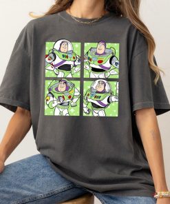 Cute Buzz Lightyear Portrait Shirt, Disney Toy Story Retro T-Shirt