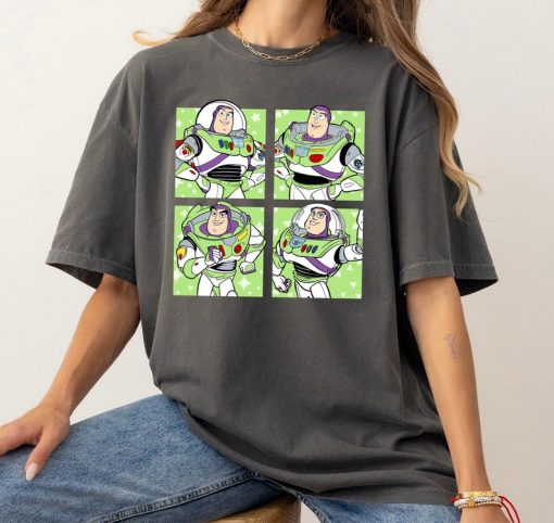 Cute Buzz Lightyear Portrait Shirt, Disney Toy Story Retro T-Shirt