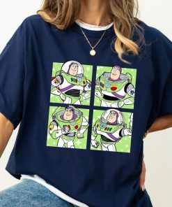 Cute Buzz Lightyear Portrait Shirt, Disney Toy Story Retro T-Shirt