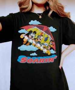 Vintage Soarin' Around The World Mickey & Friends Comfort Color T-shir