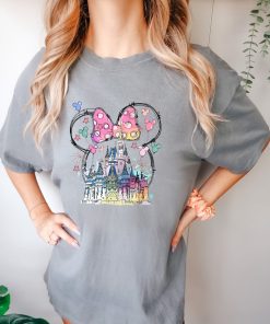 Disney Watercolor Castle Shirt, Mickey Friends Shirts