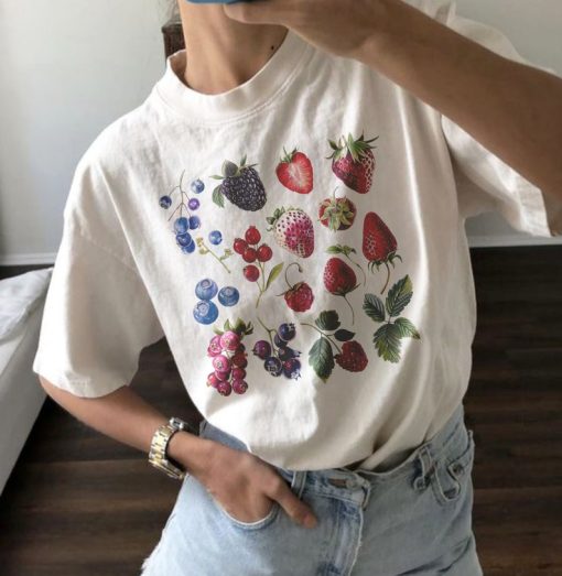 Berry Species Aesthetic Fruit T-shirt Comfort Colors Graphic Tee Fruit