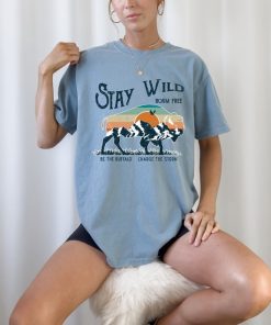 Comfort Colors® Stay Wild Buffalo Apparel, Bison Themed Clothing