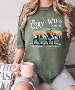 Comfort Colors® Stay Wild Buffalo Apparel, Bison Themed Clothing