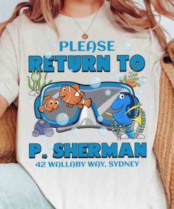 Funny Please Return To P.sherman Wallaby 42 Sydney T-Shirt