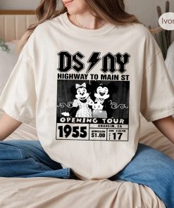 Disney Highway To Main St Shirt, Mickey's World Tour Tee